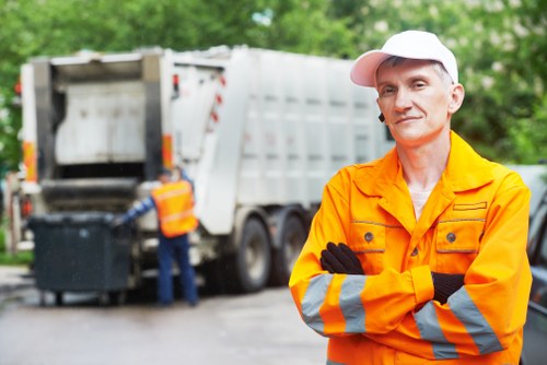 Commercial waste removal services in Osterley