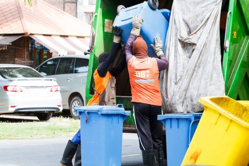 Recycling services during furniture clearance